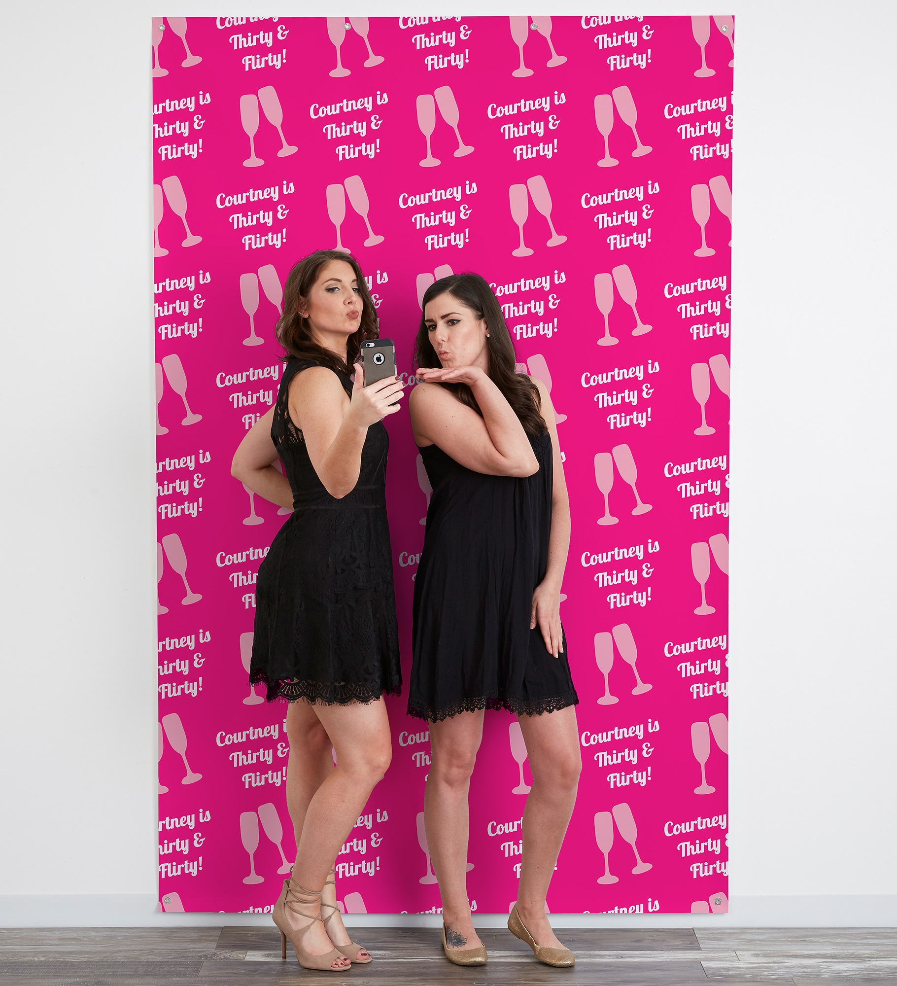 Icon Step & Repeat Personalized Photo Backdrop